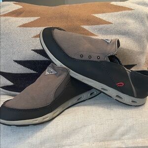 Stylish Men's Slip-On Loafers - Black and Gray